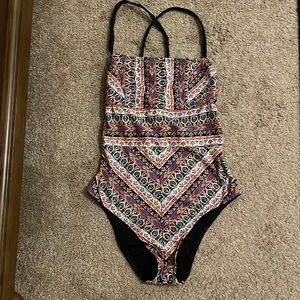 Kona Sol Lace Up One Piece